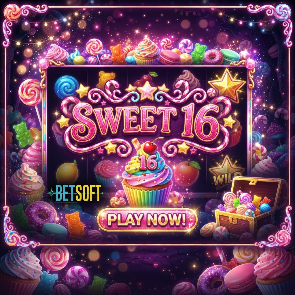 Sweet 16 slot game by Betsoft